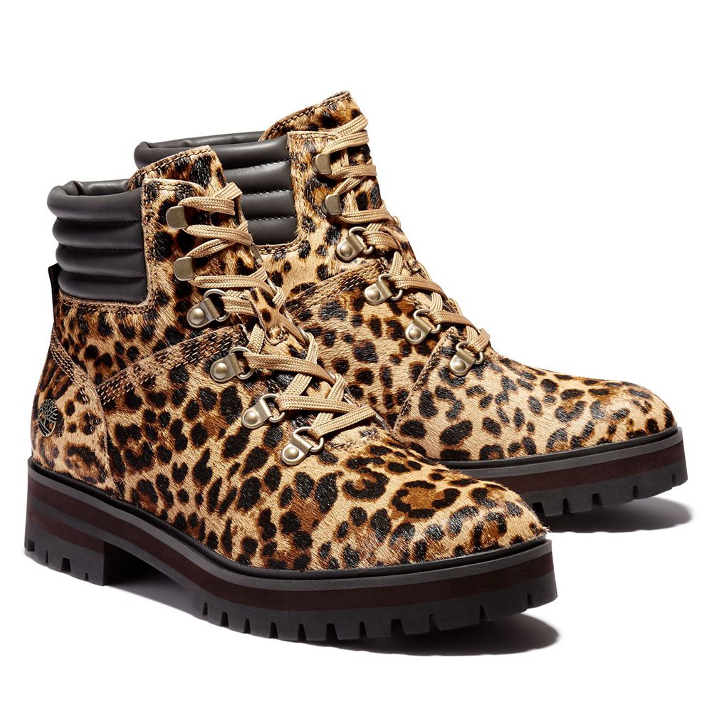 Botas Con Cordones Timberland Mujer London Square Marrones/Negras - Chile CRM-340719